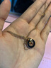 CENTURY& KINDLE羅馬雙環(huán)環(huán)相扣白貝母項(xiàng)鏈女士玫瑰金簡(jiǎn)約2024年新款小眾高級(jí)感潮 黑瑪瑙雙環(huán)項(xiàng)鏈 曬單實(shí)拍圖