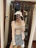 雅鹿修身顯瘦防曬衣女2025夏季新款冰絲涼感時尚小蠻腰防曬服女 藍灰色 L 【推薦105-115斤】 曬單實拍圖