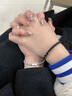 紀詩(shī)哲（GIEVSZHE）此生竹矣情侶手鏈送老婆結婚紀念異地表白時(shí)尚飾品教師節禮物老師 命中【竹】定情侶手鏈 禮盒裝 精美永生花禮盒+代寫(xiě)賀卡+定制刻字+生日禮物 曬單實(shí)拍圖