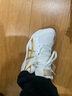 asics亞瑟士乒乓球鞋男鞋春季新款防滑室內訓練運動(dòng)鞋羽毛球鞋男女款 白色/金色 42 曬單實(shí)拍圖