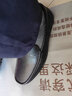 金利來(lái)豆豆鞋男鞋涼鞋皮鞋男商務(wù)休閑鞋柔軟透氣辦公懶人鞋耐磨套腳樂(lè )福 黑色（沖孔樂(lè )福鞋） 39 曬單實(shí)拍圖