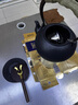 龍顏堂日本鐵壺電陶爐煮茶器泡茶專(zhuān)用茶壺純手工鑄鐵壺煮茶爐燒水壺套裝 寶珠1200ml 曬單實(shí)拍圖