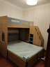 LINSY KIDS停產(chǎn)）林氏家居兒童床上下鋪高低床子母床帶梯柜女孩家用雙層床 上床+KU3A-A氣動(dòng)高箱床+上下床墊 1500mm*2000mm 曬單實(shí)拍圖