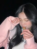 鏡莎加絨加厚衛衣外套少女秋冬裝2023新款初中高中學(xué)生寬松連帽上衣服 薄款 均碼【可備注碼數】 曬單實(shí)拍圖