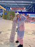 酷峰（kufun） 新款韓版滑雪服雪服單板情侶款防水保暖男女小眾寬松型套雪衣裝 櫻花紫上衣 S 曬單實拍圖