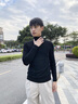 羅蒙毛衣2025春秋季男士針織長(zhǎng)袖圓領(lǐng)黑色男裝內(nèi)搭潮流打底衫男裝 黑色【毛衣圓領(lǐng)常規(guī)款】 XL 曬單實(shí)拍圖