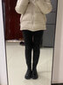 達(dá)芙妮（DAPHNE）馬丁靴女2025秋冬系帶英倫風(fēng)加絨中筒短靴黑白經(jīng)典款時尚女靴 白色【主圖款單里】 37 曬單實拍圖