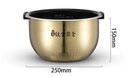 美的（Midea）原廠配件鈦金鼎釜電飯煲內(nèi)膽配件電飯鍋內(nèi)鍋 5升帶手柄MB-HZ5005Pro 曬單實拍圖