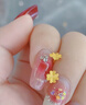 中國黃金（CHINA GOLD）四葉草黃金耳釘女足金小金花養(yǎng)耳洞耳環(huán)七夕情人節(jié)生日禮物送女友 京速達(dá)*四葉草耳釘【一對】約0.8-0.88g 曬單實(shí)拍圖