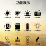 蘇洛貝 日本防災(zāi)應(yīng)急太陽(yáng)能多功能手搖充電手電筒收音機(jī)便攜隨身音箱 標(biāo)配叢林迷彩色 曬單實(shí)拍圖