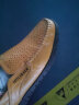 木林森（MULINSEN）男鞋商务休闲镂空豆豆鞋软底凉皮鞋 黄棕 40码 88028 实拍图