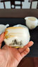 蘇氏陶瓷（SUSHI CERAMICS）素燒羊脂玉瓷龍行大運禪定主人杯茶杯國家一級技師王文克老師作品 曬單實(shí)拍圖