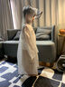 強(qiáng)迪（Qiangdi）兒童雨衣戶(hù)外防水男童女童上學(xué)長(zhǎng)款上學(xué)中小學(xué)生雨披 白色 M 曬單實(shí)拍圖