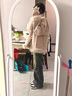 燕潯小香風(fēng)仿羊羔毛外套女秋冬季2025新款加厚高級感拼接棉服外套 粉紅色 L 建議110-125斤 曬單實(shí)拍圖