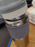 品家家品（PINKAH）純鈦真空保溫咖啡杯簡(jiǎn)約小眾鈦杯380ml男士保溫杯送禮雙層保溫杯 太空銀（直飲款） 380ml 曬單實(shí)拍圖