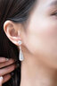 曼蒂婭925銀冰種白玉髓耳環(huán)耳墜女古風(fēng)新中式耳環(huán)耳飾國風(fēng)女友生日禮物 白玉髓扇子耳環(huán) 曬單實(shí)拍圖