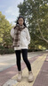 DIBOFEI雪地靴女2024新款冬季加絨加厚馬丁靴子短靴女鞋百搭防滑學(xué)生棉鞋 卡其色 37 (235mm) 曬單實(shí)拍圖