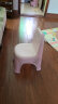 茶花 塑料凳子 家用小椅子 幼儿童靠背椅 靠背凳 粉色 1只装 实拍图