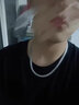 蔓笙項鏈男士高級壓花不掉色嘻哈古巴美式運動(dòng)健身肌肉潮流配飾鏈 項鏈 曬單實(shí)拍圖
