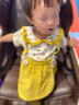 G.duck夏季嬰兒連衣裙衣服小女童寶寶可愛(ài)裙子洋氣小童連衣裙公主新款裙 夏-碎花假兩件裙-黃色 95 曬單實(shí)拍圖