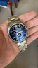 東方星（ORIENT STAR）手表自動(dòng)機械男表日韓表東方表名仕雙獅表藍盤(pán)時(shí)尚禮物 RE-HK0002L00B 曬單實(shí)拍圖