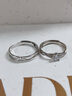 卡蒂羅交織愛(ài)戀情侶925銀飾戒指一對銀對戒可調節新年生日禮物送女朋友 交織愛(ài)戀對戒 曬單實(shí)拍圖