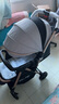 豪威嬰兒推車(chē)可坐可躺高景觀(guān)雙向超輕便折疊手推車(chē)四輪避震寶寶嬰兒車(chē) 奢華版灰色+可坐躺雙向推+彈性輪 曬單實(shí)拍圖