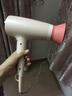 飛利浦（PHILIPS） 電吹風(fēng)機大功率家用吹風(fēng)機恒溫速干護發(fā)吹風(fēng)筒可折疊低音吹風(fēng)筒送男友送女友禮物 【2100w+兩千萬(wàn)負離子+科技風(fēng)嘴】 -橘粉色 曬單實(shí)拍圖