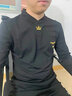 敖琥 秋冬莫代爾男士長(zhǎng)袖保暖t恤加絨打底衫加厚內(nèi)搭秋衣上衣體恤衫男 深灰色【秋款】 XL【135-150斤】 曬單實(shí)拍圖