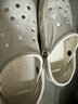 卡駱馳（crocs）洞洞鞋男女鞋貝雅一腳蹬穿沙灘鞋涼拖鞋 10126-100 M4W6 曬單實拍圖