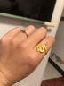 明牌珠寶  靈蛇系列 足金黃金沙漠蛇圖騰戒指女AFM0176工費550 足金戒指 12號 約6.57克 曬單實拍圖