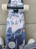 ZBOARDS 木毒長(cháng)板女子初學(xué)者舞板代步全能板平花入門(mén)滑板長(cháng)板專(zhuān)業(yè)級滑板 113cm 星野 黑橋 白輪 曬單實(shí)拍圖