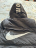 NIKE 耐克大童裝男童中長(cháng)款羽絨服冬季新款兒童保暖上衣外套 正黑色 160 /76 充絨量215克【建議身高152-158cm】 曬單實(shí)拍圖