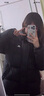 阿迪達斯（adidas）羽絨服男女情侶 冬季運動服600蓬加厚保暖防風連帽寬松夾克外套 IV7560-連帽加厚保暖600蓬 XL 曬單實拍圖