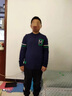 迪士尼男童毛衣兒童加厚加絨毛衣針織衫保暖上衣5-15歲中大童線(xiàn)衣 藏青色不加絨 150(建議身高140左右) 曬單實(shí)拍圖