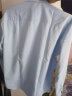 南极人衬衫男 纯色长袖商务衬衫男士棉质舒适衬衣外套修身西装衬衫2XL 实拍图