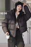 鴨鴨（YAYA）米蘭時(shí)裝周秀款90鵝絨羽絨服女2025新款極寒加厚長(cháng)款過(guò)膝情侶外套 黑色 M (170) 【鵝絨充345克】 曬單實(shí)拍圖