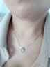 蔓笙單鉆吊墜項鏈女日韓簡(jiǎn)約創(chuàng  )意潮氣質(zhì)短款鎖骨鏈學(xué)生送朋友生日禮物 曬單實(shí)拍圖