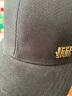 Jeep吉普帽子男女四季防晒棒球帽舒适透气沙滩旅行户外运动鸭舌遮阳帽 黑色 实拍图