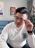 木川近視眼鏡男變色斯文復(fù)古黑框可配度數(shù)日系眉線半框純鈦大臉眼鏡框 黑銀色鏡框 單鏡框【支持試戴】 曬單實拍圖