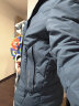 鸭鸭羽绒服男短款连帽立领厚款保暖青年2022冬季新款鸭绒外套男 藏青 180 （建议125-140斤） 实拍图