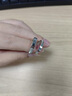 中國黃金CHINA GOLD素圈情侶戒指銀對戒男女貓眼活口戒七夕情人節(jié)禮物送女友老婆生日 素圈貓眼情侶戒指 曬單實(shí)拍圖