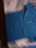 珞妮短袖t恤女2023夏季新款韩版显瘦女装竹节棉V领体恤衫百搭半袖上衣 蓝色  纽扣 L 建议110-120斤 实拍图