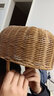 豪金聚竹藍 柳條編織筐籃子 竹編手提戶(hù)外野餐籃收納筐藤編田園水果籃 原木色【小號】 曬單實(shí)拍圖