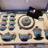 季慕家景德鎮(zhèn)窯變功夫茶具套裝家用天目釉辦公室會(huì)客陶瓷側(cè)把泡茶壺茶杯 天目釉【拉絲西施壺套組】精 1頭 15件 曬單實(shí)拍圖