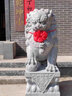 京石云大型花崗巖雕刻石獅子看門(mén)擺件工廠(chǎng)酒店適用 花崗巖精品石獅1.2米高單只 曬單實(shí)拍圖