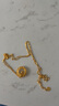 中國黃金（CHINA GOLD）黃金項(xiàng)鏈女足金莫比烏斯項(xiàng)鏈純金七夕情人節(jié)禮物送女友老婆 足金織夢網(wǎng)項(xiàng)鏈約3.2g*甄選禮盒 曬單實(shí)拍圖
