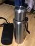 邦達（bangda）保溫杯男316不銹鋼大容量茶水分離泡茶杯子便攜帶濾網(wǎng)壺 鋼本色800ml 曬單實(shí)拍圖
