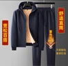 Walker Shop品牌運動套裝男【甄選面料】夏季新款休閑套裝短袖短褲舒適兩件套 白衣黑褲 5XL （建議190-210斤） 曬單實拍圖