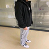 JEEP夾克男外套男秋冬季沖鋒飛行茄克衫立領(lǐng)加絨加厚戶(hù)外沖鋒服上衣 黑色 L 【建議105-120斤】 曬單實(shí)拍圖